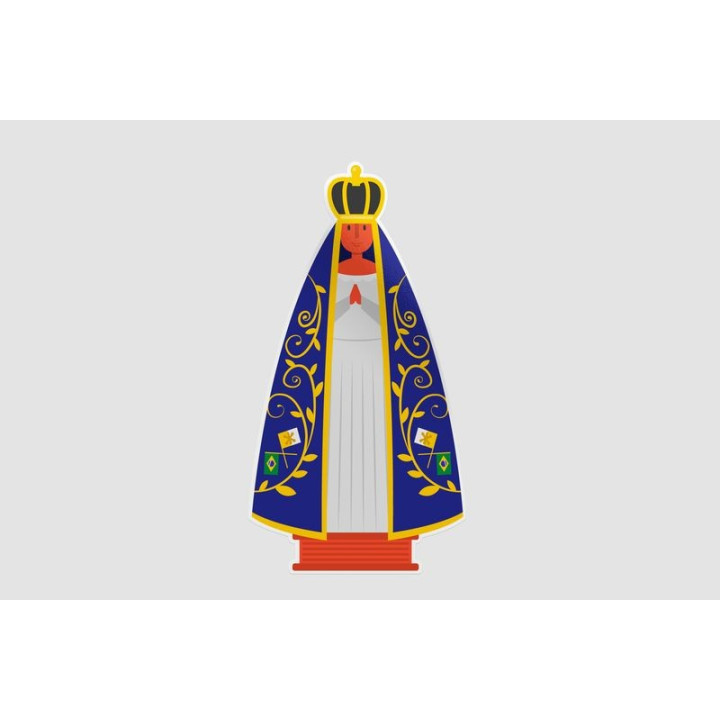 Our Lady of Aparecida Stickers – Catholic Decals (2-Pack)