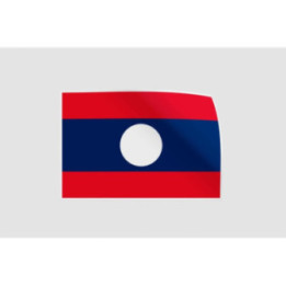 Laos Flag Sticker - DecalsHouse