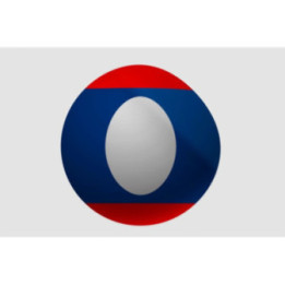 Laos Flag Style 7 Sticker - DecalsHouse