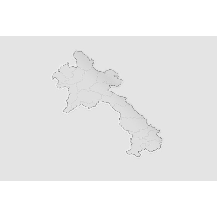 Laos Map Style 4 Sticker - DecalsHouse