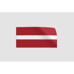 Latvia Flag Sticker - DecalsHouse