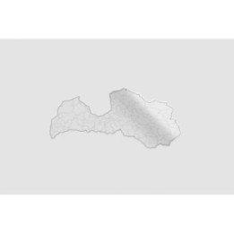 Latvia Map Style 2 Sticker - DecalsHouse