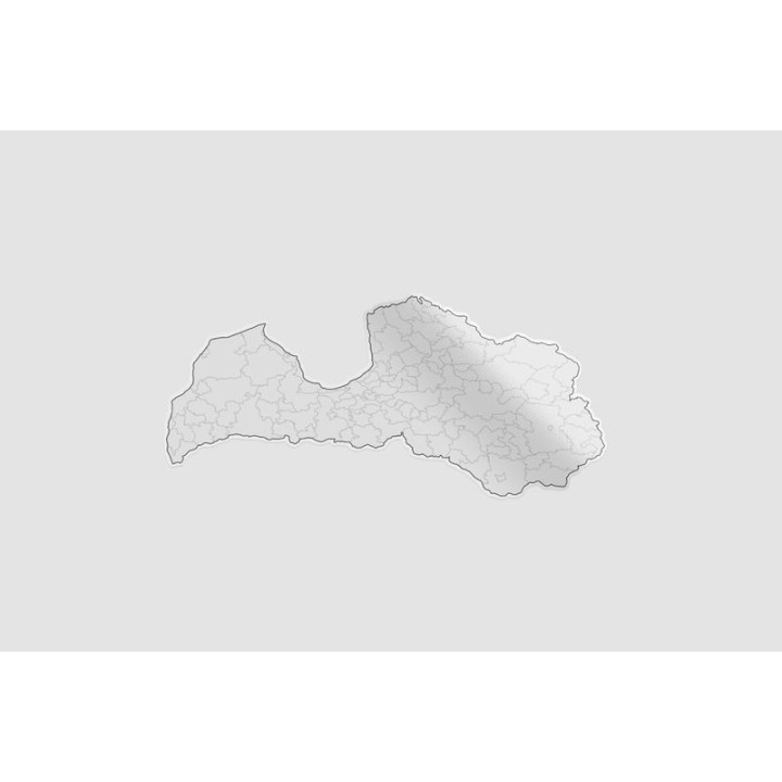 Latvia Map Style 2 Sticker - DecalsHouse