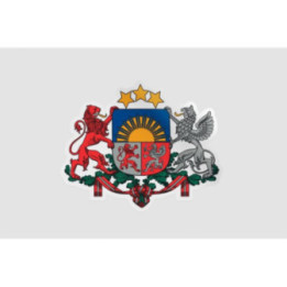 Latvia National Emblem Sticker - DecalsHouse