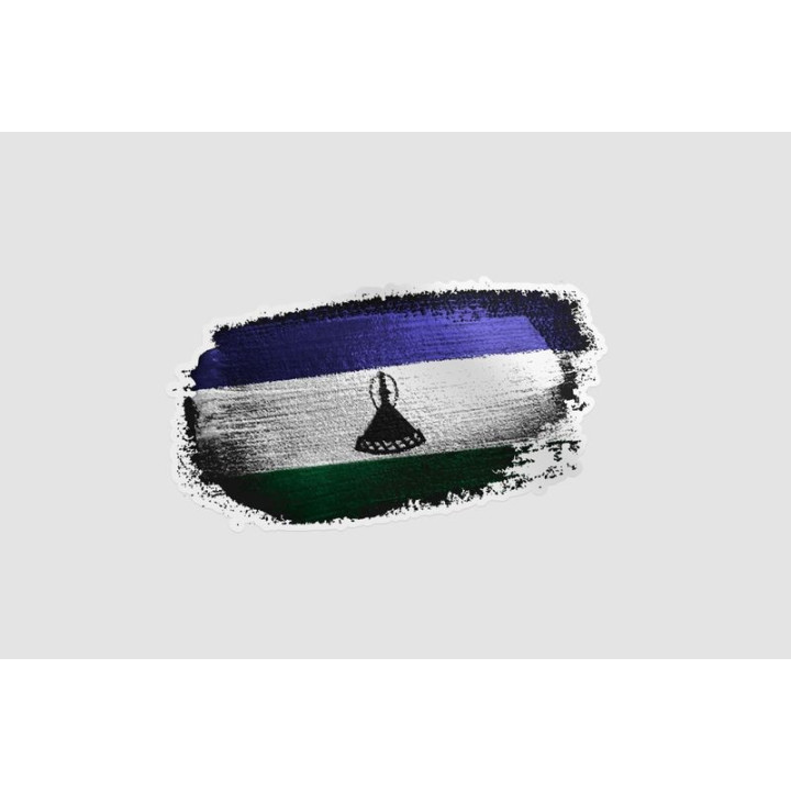 Lesotho Flag Sticker - DecalsHouse