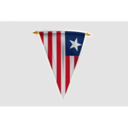 Liberia Flag Style 19 Sticker - DecalsHouse