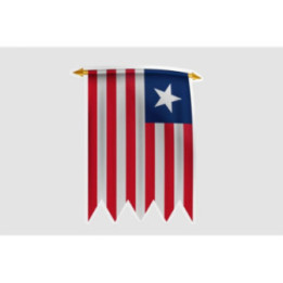 Liberia Flag Style 21 Sticker - DecalsHouse