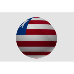 Liberia Flag Style 7 Sticker - DecalsHouse