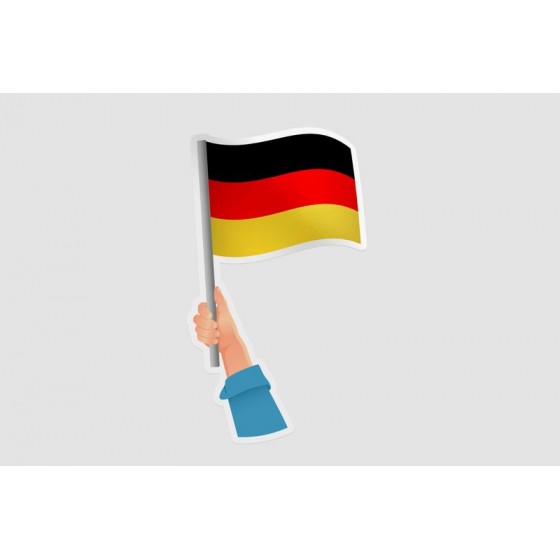 Germany Flag Hand Style 2