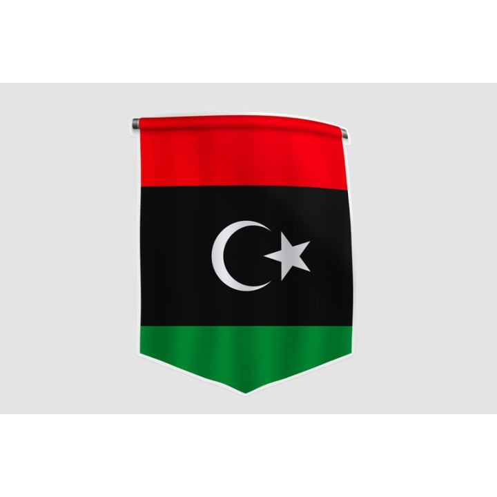 Libya Flag Style 29 Sticker - DecalsHouse