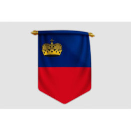 Liechtenstein Flag Style 12 Sticker - DecalsHouse