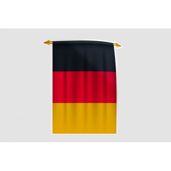 Germany Flag Pennant Style 6