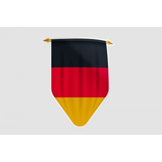 Germany Flag Pennant Style 7