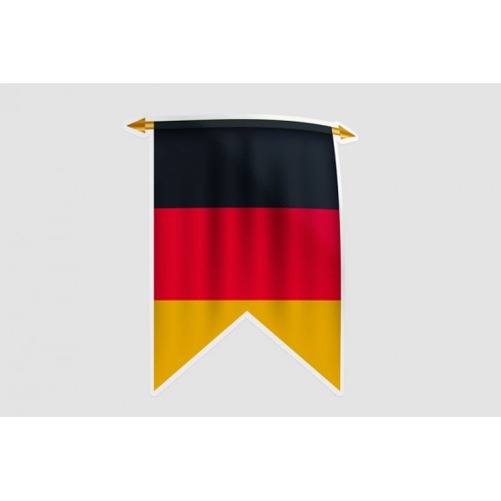 Germany Flag Pennant Style 8