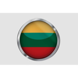 Lithuania Flag Style 25 Sticker - DecalsHouse
