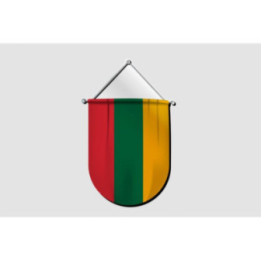 Lithuania Flag Style 8 Sticker - DecalsHouse