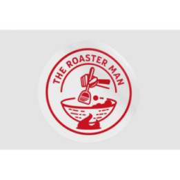 The Roaster Man Stickers – Coffee Badge Decals (2-Pack)