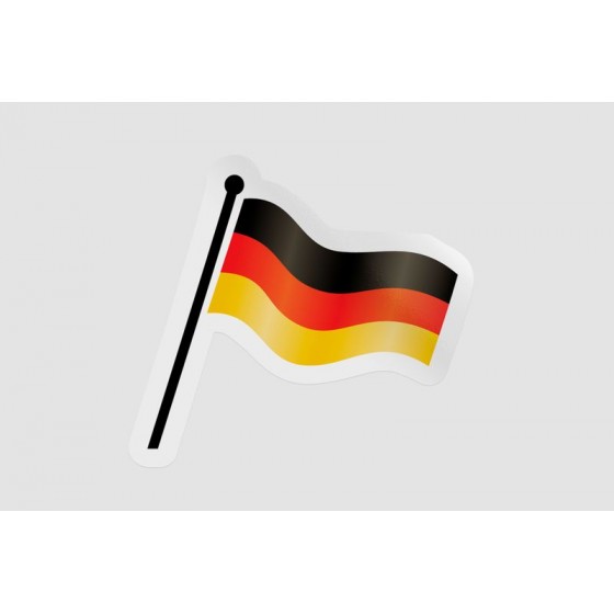 Germany Flag Waving Style 16
