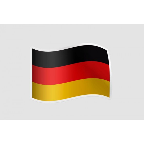Germany Flag Waving Style 2