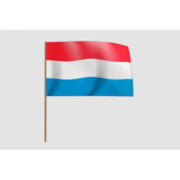 Luxembourg Flag Style 13 Sticker - DecalsHouse