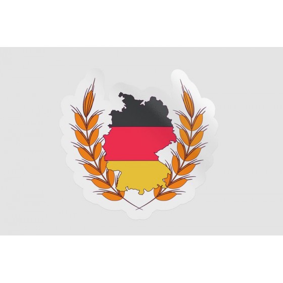 Germany Flag Wheat