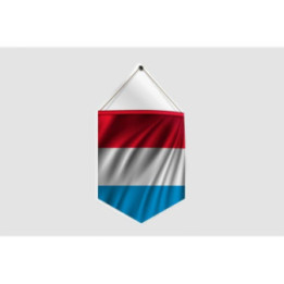 Luxembourg Flag Style 45 Sticker - DecalsHouse