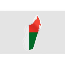 Madagascar Map Sticker - DecalsHouse