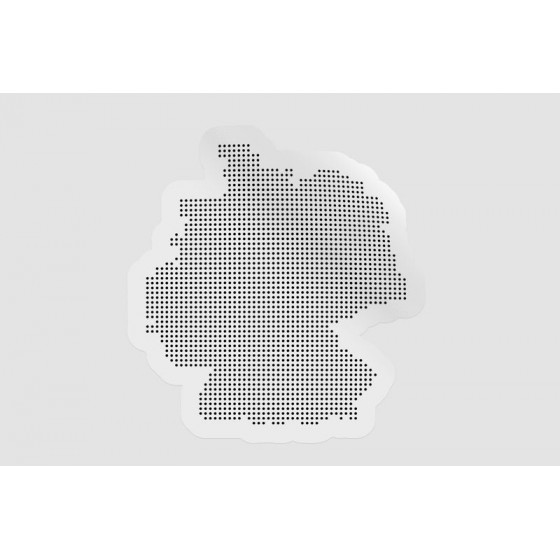 Germany Map Dot Style 2