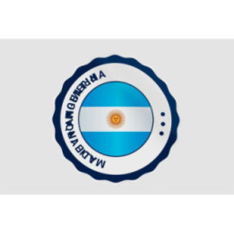 Made In Argentina Label Sticker - DecalsHouse