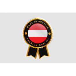 Made In Austria Label Style 2 Sticker - DecalsHouse