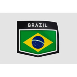 Made In Brazil Label Style 11 Sticker - DecalsHouse