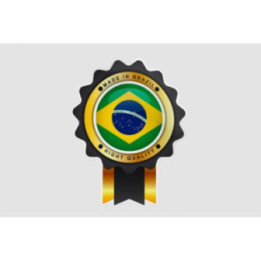 Made In Brazil Label Style 15 Sticker - DecalsHouse