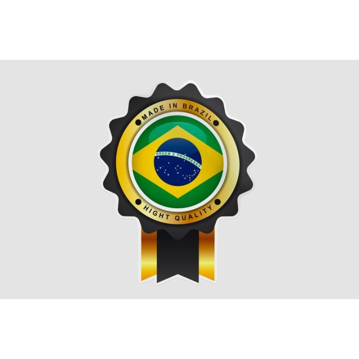 Made In Brazil Label Style 15 Sticker - DecalsHouse