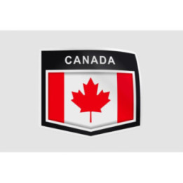 Made In Canada Emblem Badge Label Style 3 Sticker - DecalsHouse