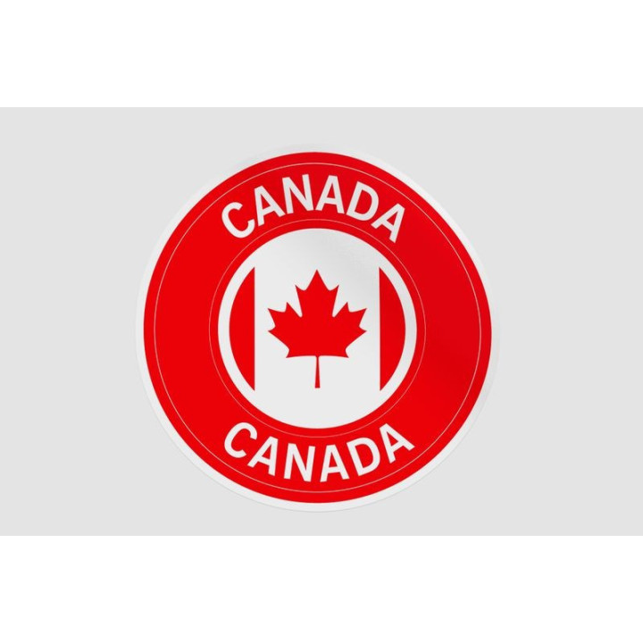 Made In Canada Label Style 12 Sticker - DecalsHouse
