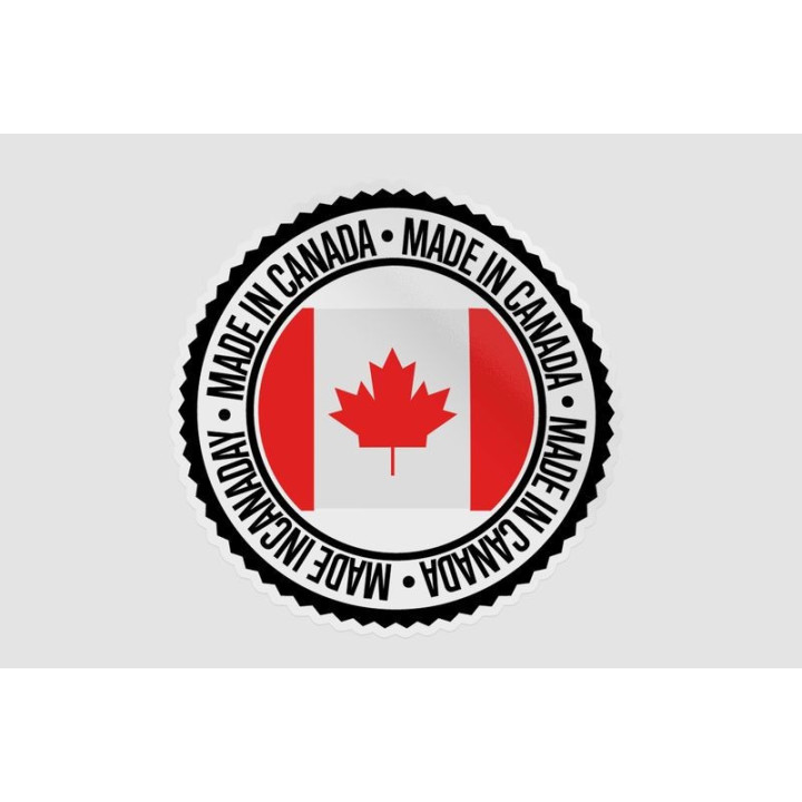 Made In Canada Label Style 9 Sticker - DecalsHouse
