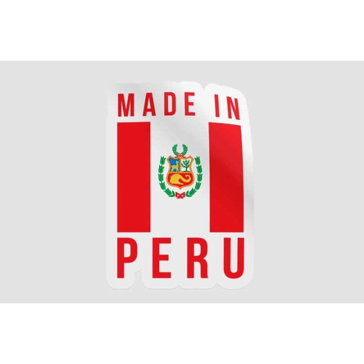 Made In Peru Sticker - DecalsHouse