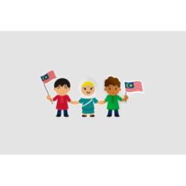 Malaysia Flag Style 11 Sticker - DecalsHouse