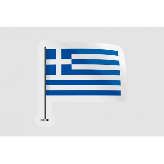 Greece Flag Style 5