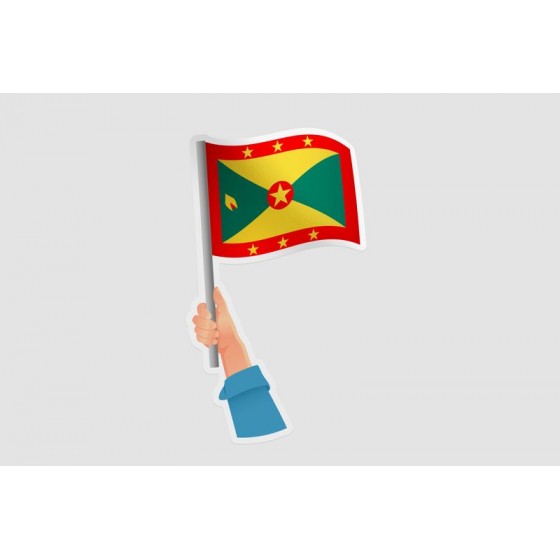 Grenada Flag Hand Style 2
