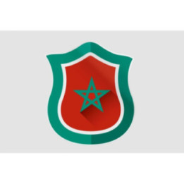 Maroc Flag Style 20 Sticker - DecalsHouse