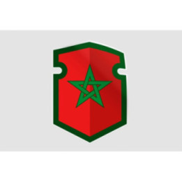 Maroc Flag Style 5 Sticker - DecalsHouse