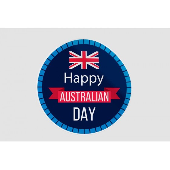 Happy Australia Badge Style...