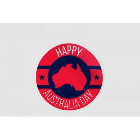 Happy Australia Badge Style...