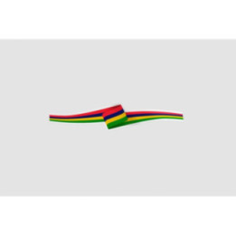 Mauritius Flag Style 11 Sticker - DecalsHouse