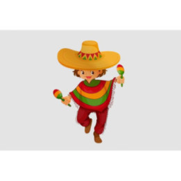 Mexican Boy Style 2 Sticker - DecalsHouse