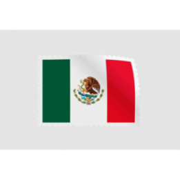 Mexico Flag Style 42 Sticker - DecalsHouse