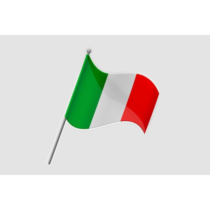 Mexico Flag Style 5 Sticker - DecalsHouse