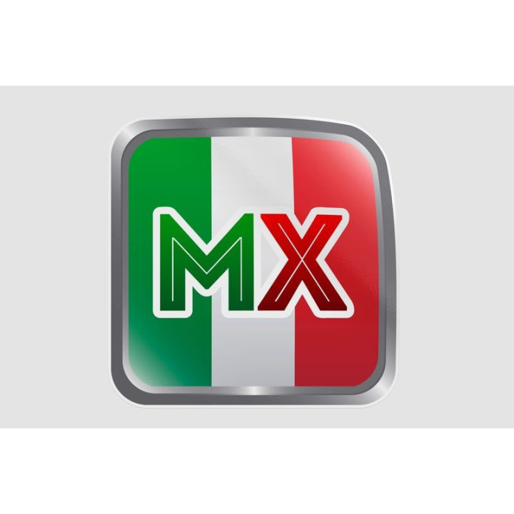 Mexico Flag Style 76 Sticker - DecalsHouse