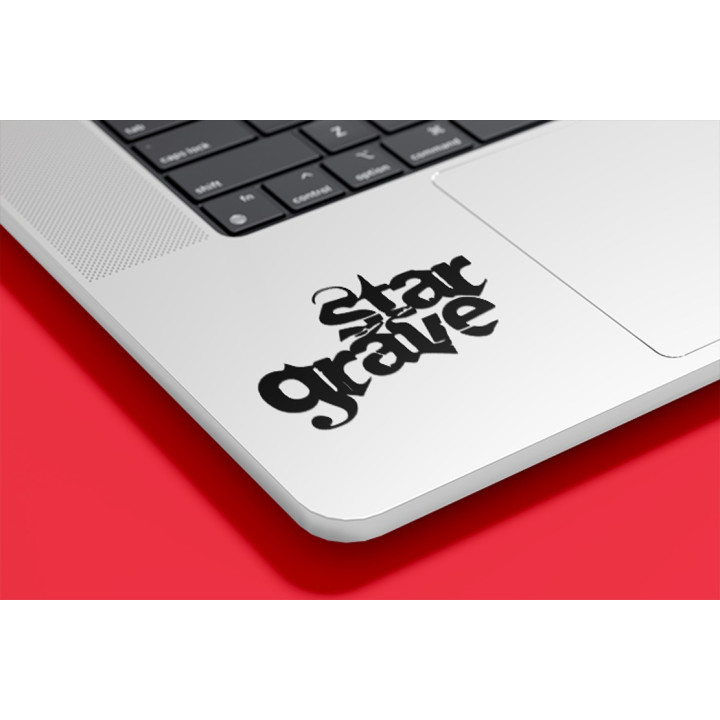 Star Grave Band Stickers – Metal Music Decals (2-Pack)